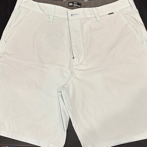 Hurley Men's Light Gray Flat Front Shorts
